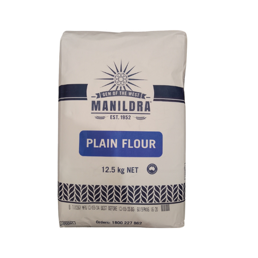 Flour Manildra Plain 12.5kg/밀가루 플레인 파우더