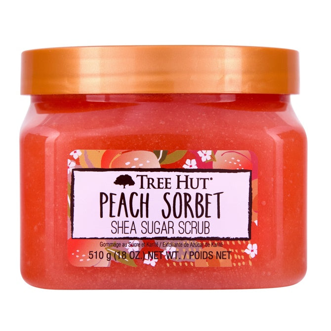 Tree Hut Peach Sorbet Shea Sugar Scrub 510g/ 트리헛 바디스크럽 피치샤베트