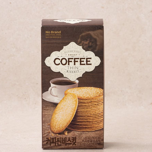 Nobrand coffee thin biscuits 120g*18/노브랜드 커피씬비스킷