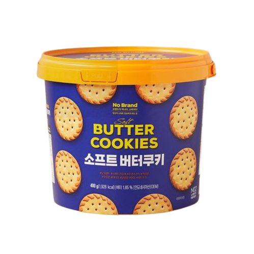 No Brand Butter Cookies 400g*6/노브랜드 소프트 버터 쿠키