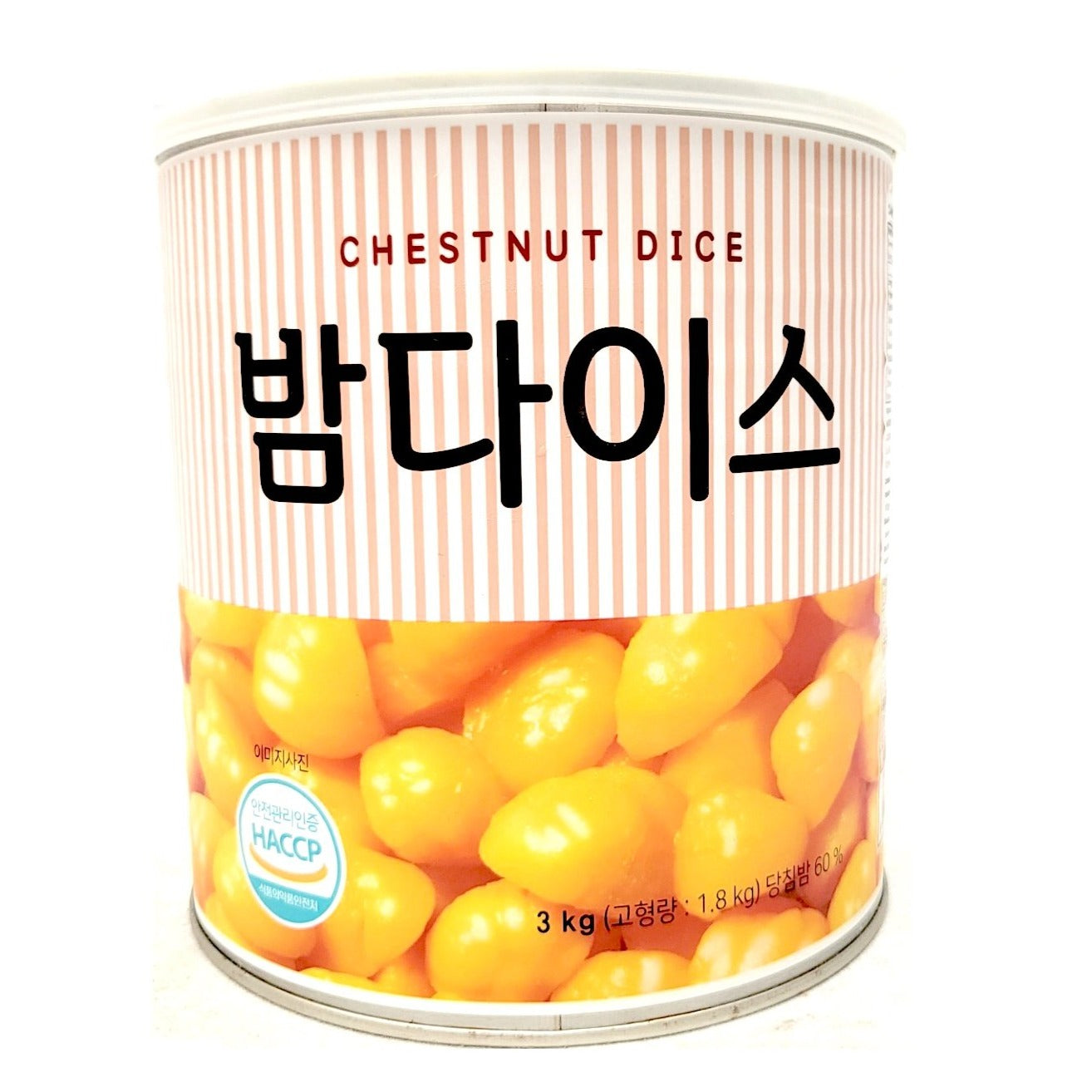 Canned Chestnut Dice 3kg*4/밤다이스 캔