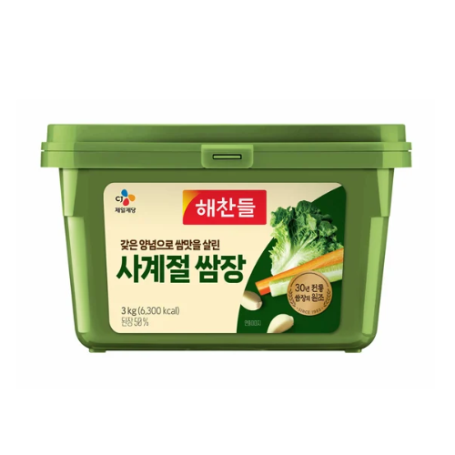 CJ Korean BBQ (Ssam Jang) Deeping Sauce Haechandle 3kg*4/씨제이 해찬들 쌈장