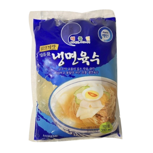 Frozen Cold Noodle soup (beef taste) 310g*30/ 해인 얼음골 냉면 육수 (소고기맛)