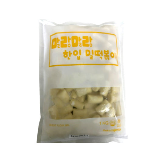 炒年糕 - 小麦 (一口) 1kg*8/밀떡볶 Been 신전 한입