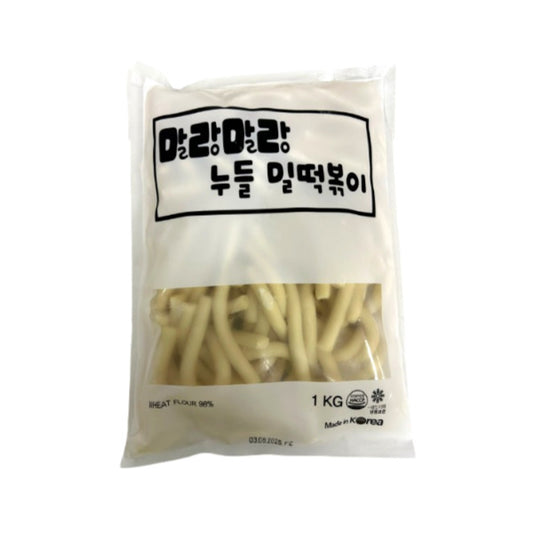 Tteokbokki Rice Cake -Wheat (Noodle) 1kg*8/밀떡볶이 신전 누들