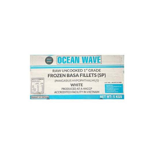Frozen Fish Basa Fillet GOF (175/225) 5kg/냉동 바사 필렛