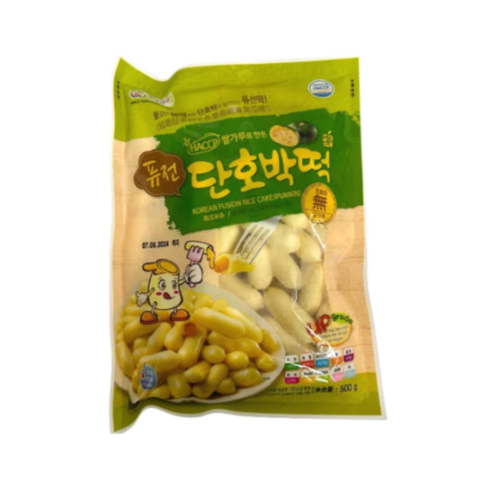 Tteokbokki Pumpkin Rice Cake 500g*12/떡안애 단호박떡