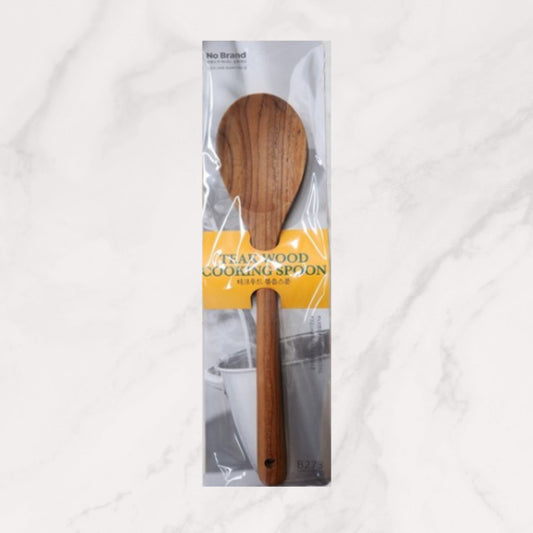 No Brand Teak Wood Cooking Spoon*15/노브랜드 티크 우드 볶음 스푼