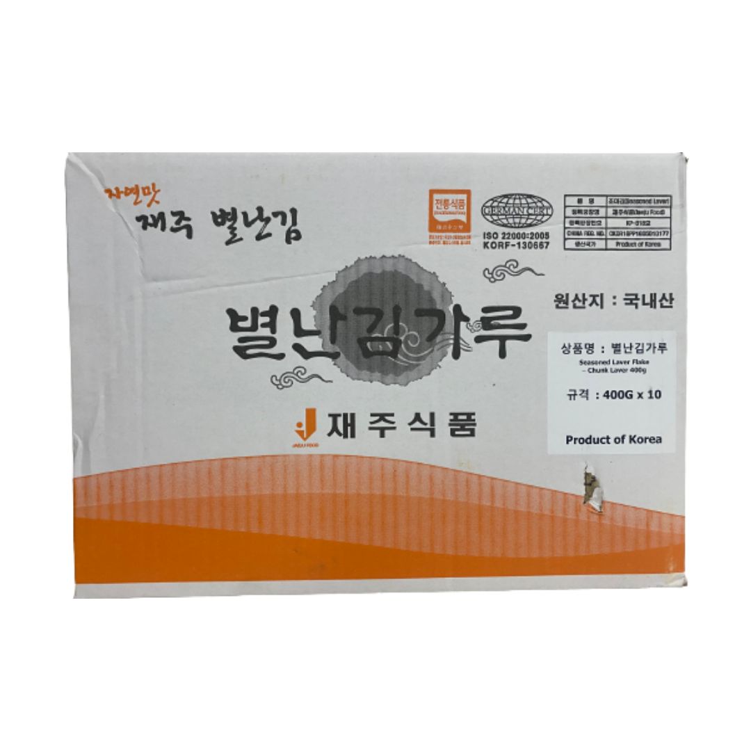Dried Seaweed Flake 400g*10 /재주 김가루