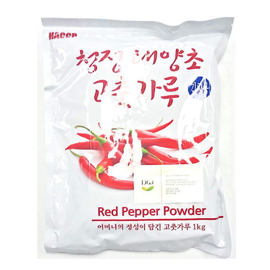 红辣椒粉 1kg*10（粗）/태양초 고추і루 김치용