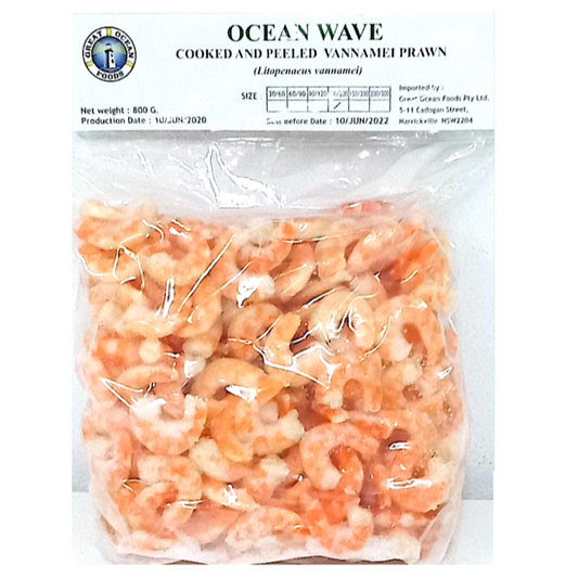 Frozen Prawn Cooked and Peeled 100/200 GOF 800g*10/냉동 자숙 새우살