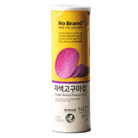 No Brand Purple Sweet Potato Chips 110g*14/노브랜드 자색 고구마 칩스