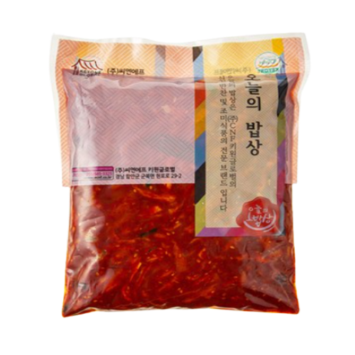 Seasoned Dried Radish 1kg*10/오늘의밥상 무말랭이