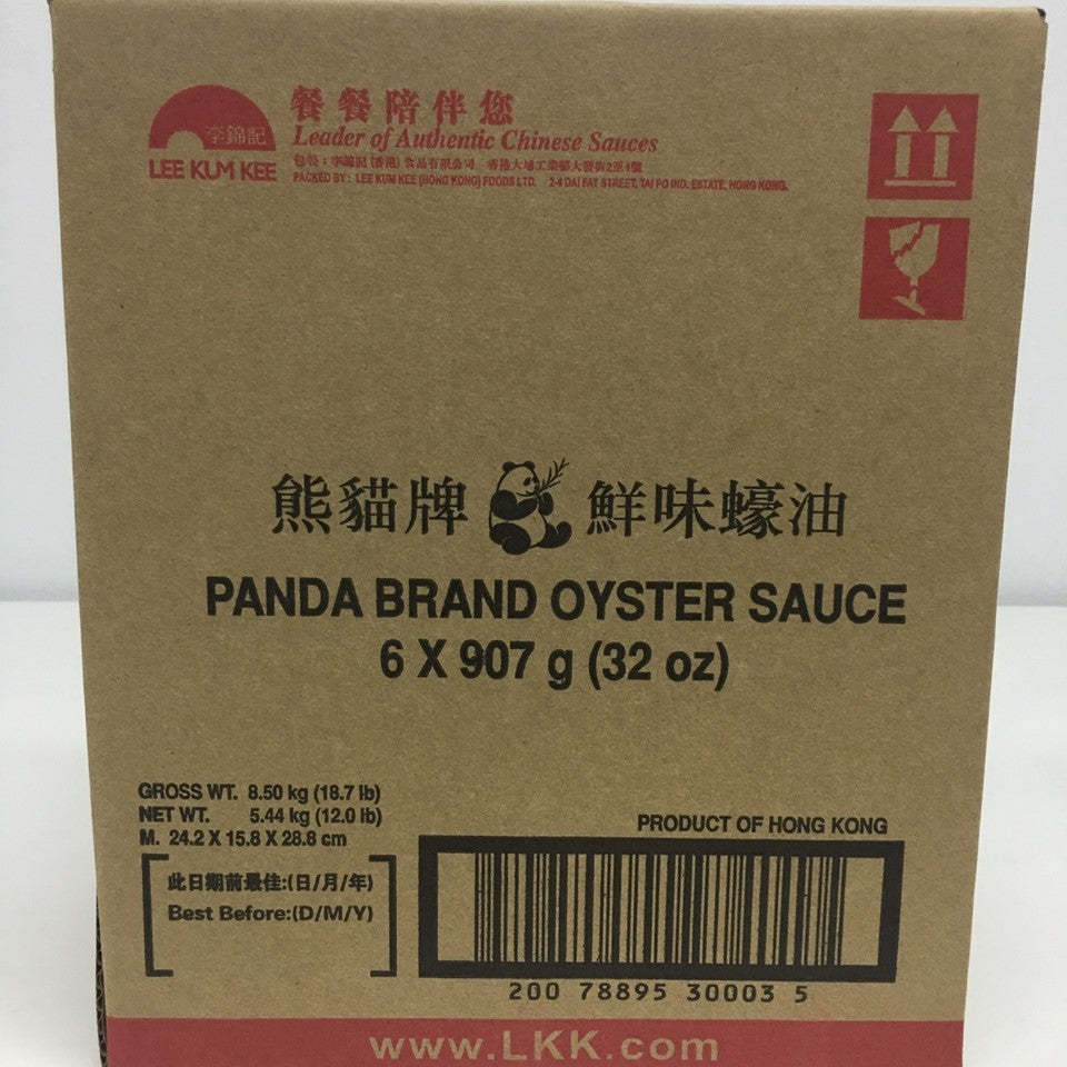 Sauce LKK PANDA OYSTER SAUCE 907G*6/이금기 판다 굴소스