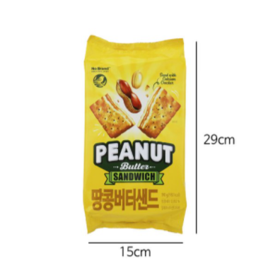 No Brand Peanut Butter Sand 190g*12/노브랜드 땅콩 버터 샌드
