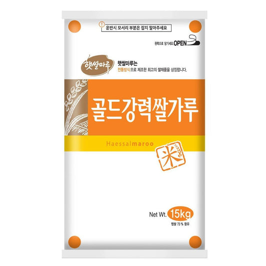 (予約販売) パン用強力米粉 15kg/(선오더) 햇쌀마루 강력 쌀가루