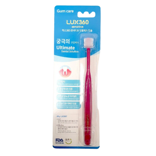 Toothbrush Lux360 Adult Sensitive Gum Care 1P/럭스 360 칫솔 성인용 (민감잇몸 치석제거)